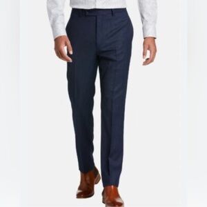 NWT Calvin Klein Navy Slim Fit Dress Pants Size 36/29. Style #JMROP. MSRP $100.